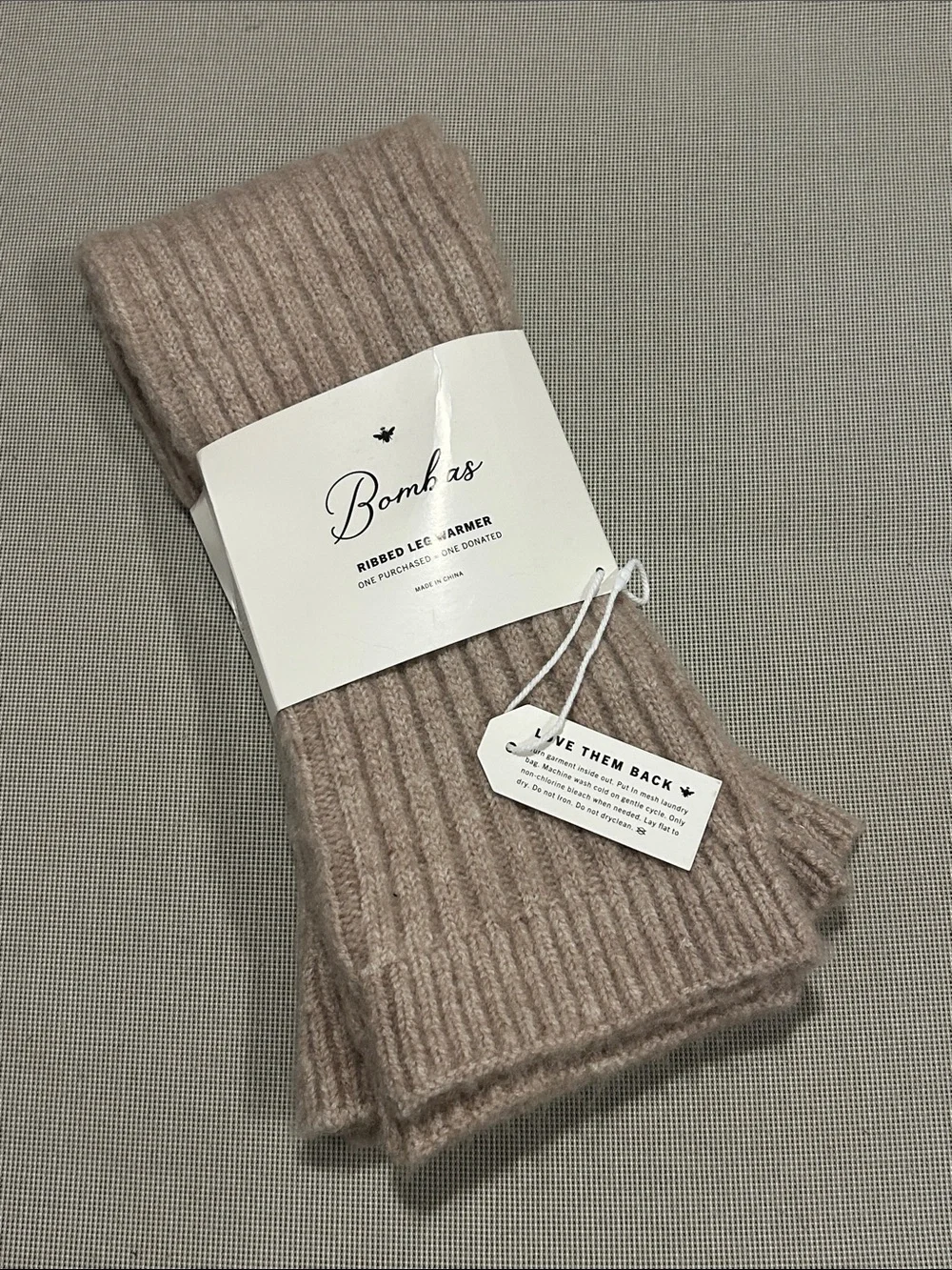 Bombas Women’s Ribbed Leg Warmers NWT